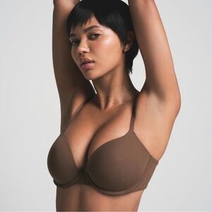 SKIMS Brown Fits Everyone Push Up Bra